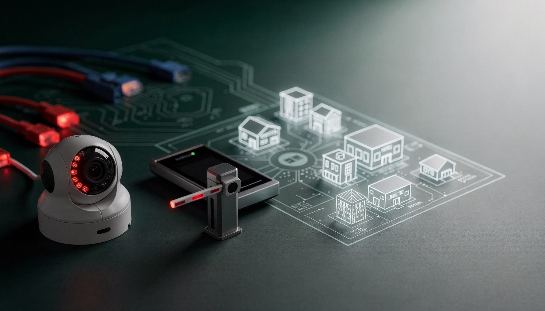 Qsoft Security Services — security systems installation configuration website built with WebZum AI website creator