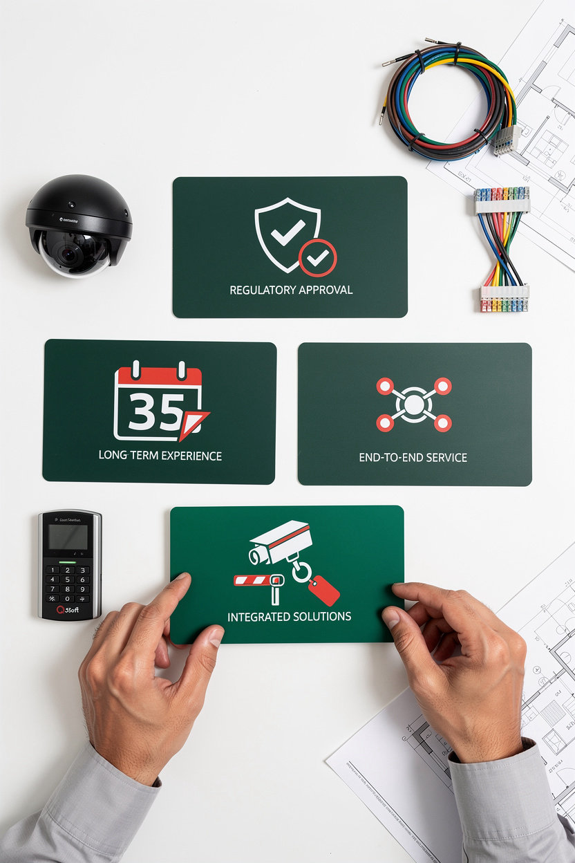Qsoft Security Services Doha - professional integrated security systems installation and configuration